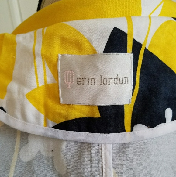 SOLD Erin London yellow, navy & white blazer - Picture 3 of 7